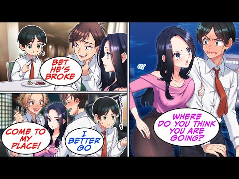 [Manga Dub] Me, the broke loser at the group date. Getting taken home by a rich female CEO [RomCom]
