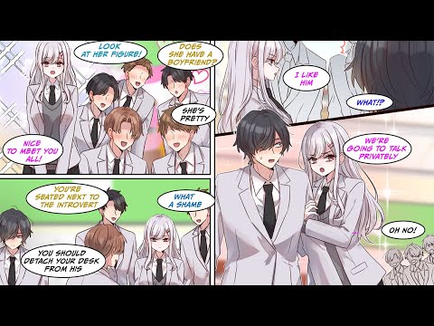 [Manga Dub] The transfer student—a popular model—showed up and started defending me from the buIIies