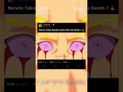 Naruto Takes Sasuke's Eyes After His Death⚡🔥 | Epic Fight with Ishiki [Anime Edit]