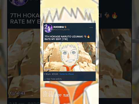 Naruto Uzumaki the 7th hokage 🐐🔥 #naruto #anime #shorts