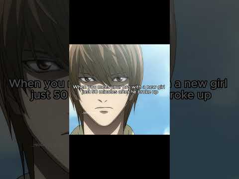 Relatable Anime「 Yagami Light  Edit 」pt.80 Death Note #anime #real #fypシ