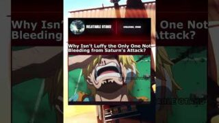 Why Luffy Didn’t Bleed from Saturn’s Attack? | #onepiece #luffy #saturn #bonney #shorts