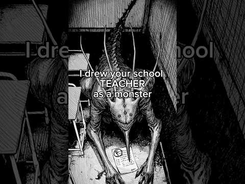 Your Teachers Turned Into Monsters-Tomahawk Angel #manga #shorts